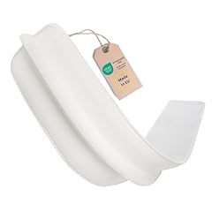 sleepling Liebesbrücke Ritzenfüller 25 x 200 cm, Made in EU, Doppelbettbrücke für alle gängigen Matratzen, Ökotex, Handwäsche, weiß