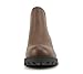 Soda ORIGAMI ~ WOMEN LUG SOLE MID HEEL FASHION ANKLE BOOTIE W/DOUBLE ELASTIC GORE (8, L-Brown, numeric_8)