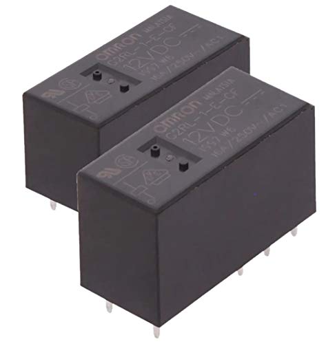 OMRON G2RL-1-E-CF-DC12, 12V DC, 12vdc, 16A, Power PCB Relay (Pack of 2)
