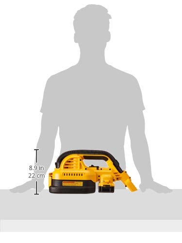 DEWALT 20V MAX Cordless Vacuum Kit, Wet/Dry, Portable, 1/2-Gallon (DCV517M1)