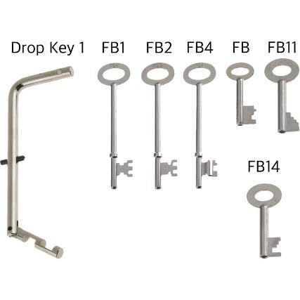 Fire Brigade FB Master Key Set 3, Silver - Image 2