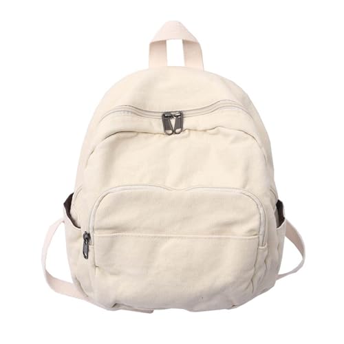 Image of MaxxCloud Vintage Denim Laptop Backpack Casual Canvas Daypack Handbag Purse Lightweight Rucksack Shoulder Bag