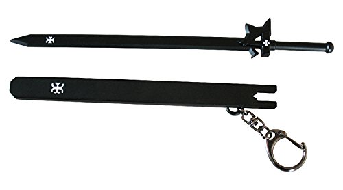 1 X Sword Art Online Weapon SAO Kirito Sword Keychain Black