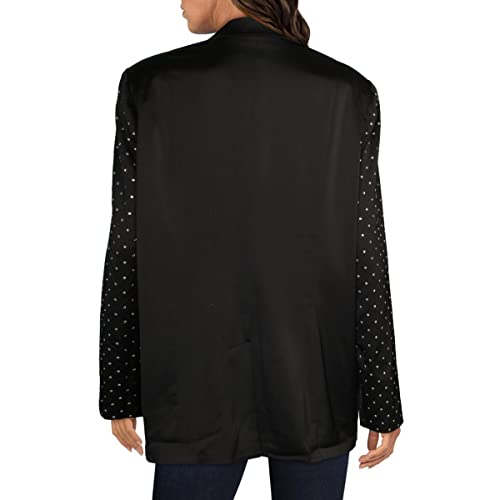 Danielle Bernstein Womens Studded Party Blazer Jacket2