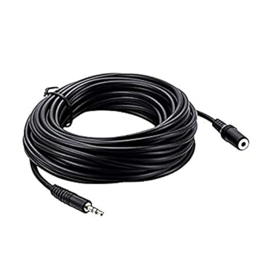 Cable de extensión de audio Jack 3.5mm macho a hembra 5 metros miniatura 1