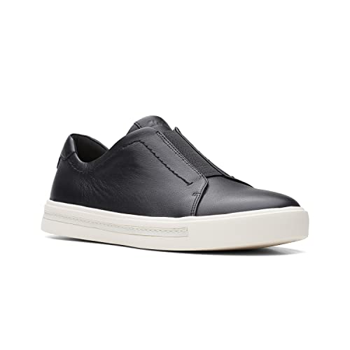 Image of Clarks Womens 26168034-black Leat Boat Shoe