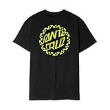 Col rond Santa Cruz T-shirt Malba Crash Dot Chest, Noir , L