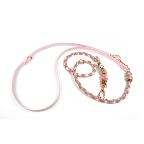 Hundeleine Tierluxe Blumen Biothane Paracord (Rosa, S Lienelänge: 200 cm)