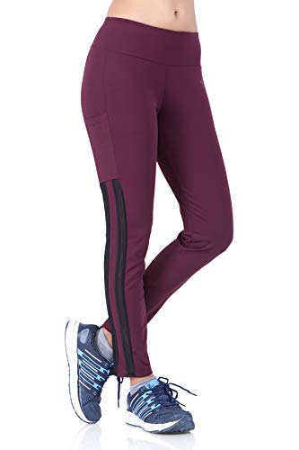 Image of Women's JUST-Dry Ankle Length Gym Workout Yoga Fitness Active Sports Pants