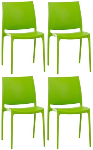 CLP Set de 4 sillas apilables Maya I Juego