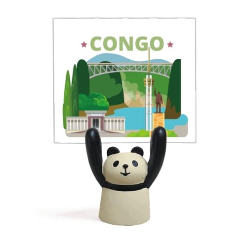 Support mémo panda Congo figurine bureau décoration originale