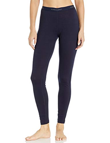 Icebreaker Merino Women's 200 Oasis Leggings, Large, Midnight Navy