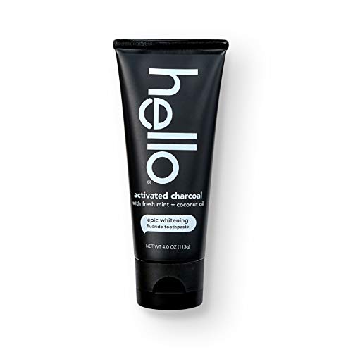 Hello-Oral-Care-Activated-Charcoal-Fluoride-Whitening-Toothpaste-Vegan-SLS-Free-4-Ounce-Pack-of-1