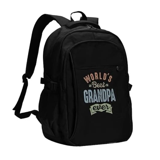 World's Best Grandpa Travel Backpack 50L