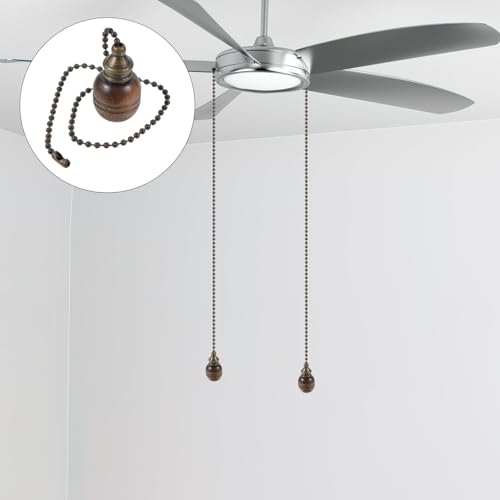 Image of YARNOW Retro Ceiling Fan Pull Chain Pendant Decorative Light Pull Chain for Ceiling Fans and Lamps Easy Replacement Accessory for High Lights Fan Vintage Style