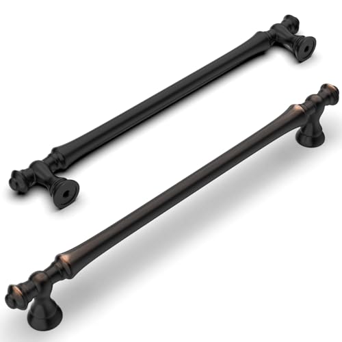 Amerdeco 10 Pack Oil Rubbed Bronze Cabinet Pulls 9"