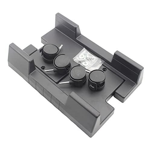 Soporte móvil ajustable para CPU con ruedas giratorias, soporte para torre de computadora, base para PC de piso, compatible con torres estándar y gaming miniatura 6