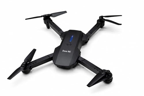 Swa Mi Foldable Drone with Camera, Black - Image 2