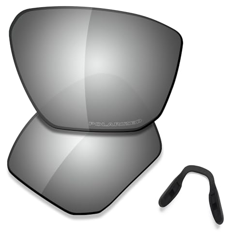 Image of SAUCER Premium Replacement Lenses & Nosepads for Oakley Targetline OO9397 | UV400 Protection, Anti-Scratch, Precise Fit
