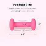 LIONSCOOL Set of 2 Neoprene Coated Dumbbell Hand Weights, Anti-Slip and Anti-Roll Hex Dumbbells in Pair for Strength Training, Resistance Training - Image 4