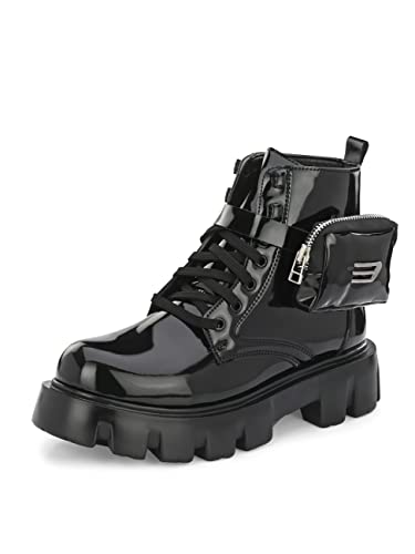 Image of Eego Italy Lace Up Chunky Boots