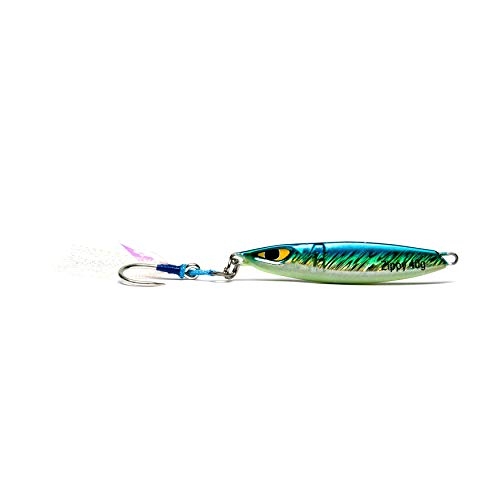 Mustad Zippy Jig 80g Atún de Aleta Amarilla
