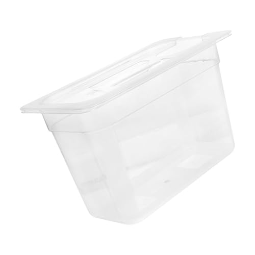 Contenitore trasparente da 6 litri Sous Vide Serbatoio dell'acqua efficiente Bassa Temperatura Pentola a cottura lenta Contenitore con bordo rotondo Contenitore con bordo rotondo