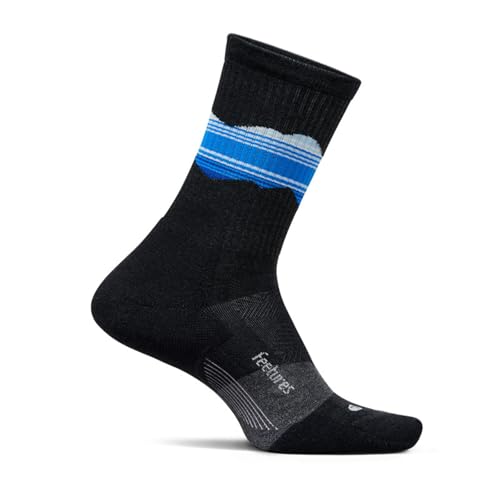Image of Feetures Trail Max Cushion Mini Crew Sock - Hiking Socks for Men & Women