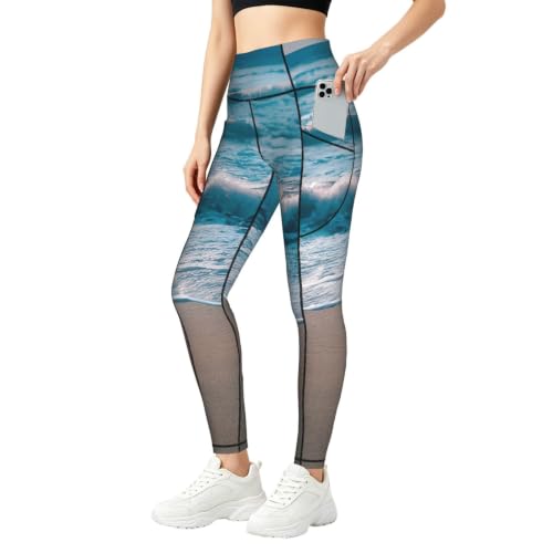 Leggings de playa mujer conjuntos de entrenamiento transpirables ropa deportiva