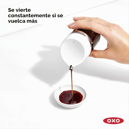 Miniatura 4 de Oxo Good Grips - Aceitera De Cristal Con Dosificador Con Un Tamaño De 150 Ml Con Remates De Acero Inoxidable, Transparente