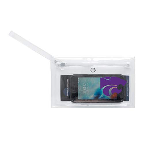 Image of Littlearth - LIWXY NCAA Kansas State Wildcats Unisex Ncaancaa Ticket Wristlet, Clear, 9 inch by 5.25 inch