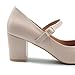 Fashion Thirsty Womens Ladies MID Block Heel Mary Jane Office Work Formal Strap Dolly Shoes Size
