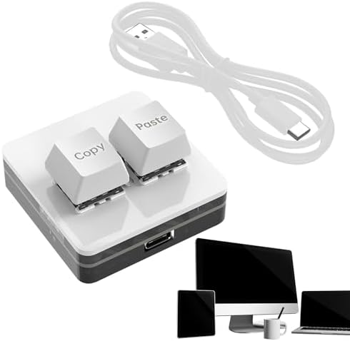 Copy and Paste 2 Key Keyboard - Mini USB Keyboard with Copy and Paste ...