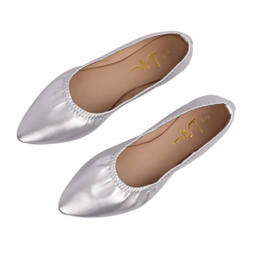 Image of Women's Ballet Flat Slip On Flats - Classic Casual Dress Shoes, Foldable Portable Travel Ballet Walking Shoes