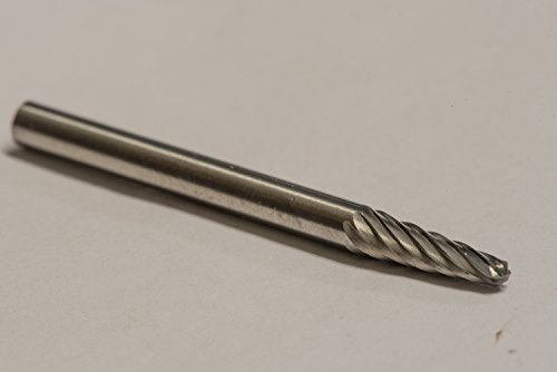 Fresa de Carburo Sólido Single Cut 1/8" x 1/2" miniatura 1