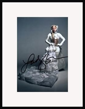 Framed Lady Gaga Autograph with Certificate of Authenticity