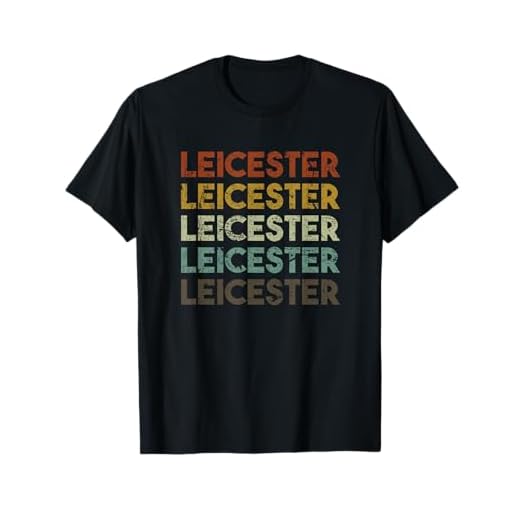 Retro Leicester England T-shirt