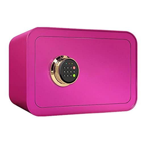 Coffre-fort électronique rose pour maison, boîte de sécurité RLKHXBS 35x28x25cm