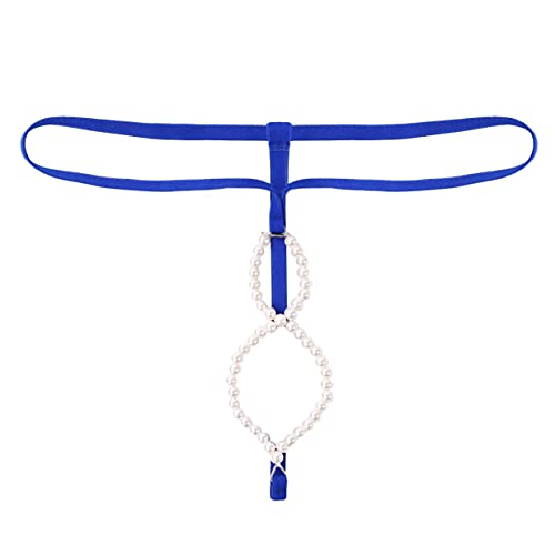 Sexy Damen Ouvert String Tanga von Nimiya mit Perlen Ketten – Bild 5