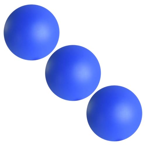 Beaupretty Balones para Ejercicio de Agarre de Mano 3 Unidades, Herramienta para Fortalecer Dedos y Muñeca, Balones de Compresión Suaves de Rehabilitación, Tamaño Compacto y Color Azul