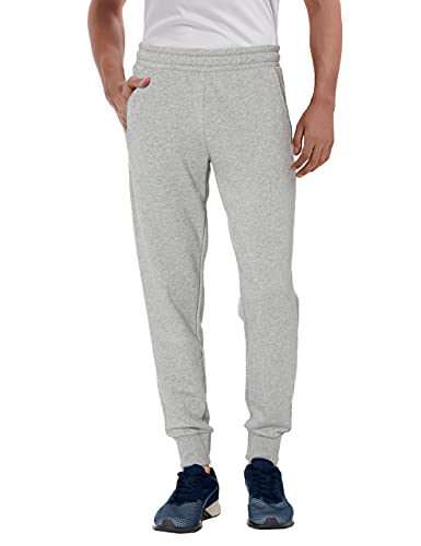 Herren Jogginghose Loose Fit Sporthose Jogginghose mit Taschen Lässige Loungehose für Trekking Workout Laufen Grau M Cover