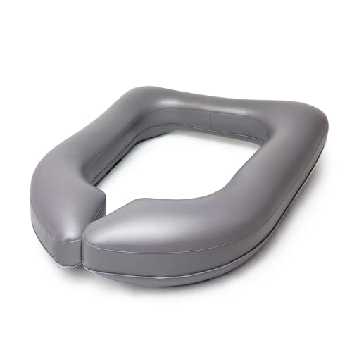 Comfort Adjustable Raised Toilet Seat for Post-Surgery, Pregnant, Seniors & Recovery - Easy Clean & Durable Supports 220lb,(16x14x2.5 in)