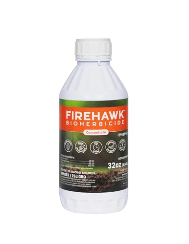 FireHawk™ Bioherbicide Concentrate 32 oz | Fast‑Acting Alternative Weed Killer | Soil‑Friendly Formula | Makes Up to 5+ gallons for Broad‑Spectrum Control