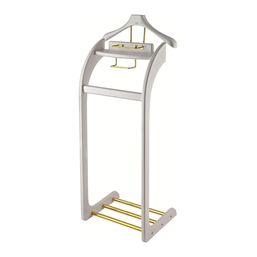 Porte-costume au sol en bois pour organiser sa chambre avec style