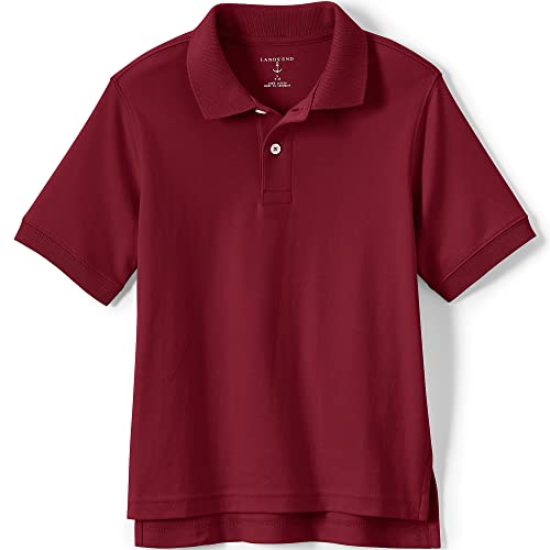 Image of Lands' End School Uniform Kids Short Sleeve Interlock Polo Shirt