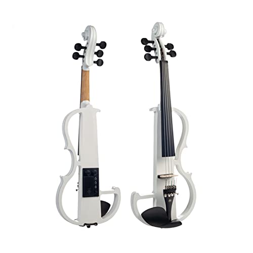 4/4 5ストリング電気バイオリンフルサイズカエデ木製バイオリン部品恋人とヴァイオリニスト 初心者ヴァイオリン