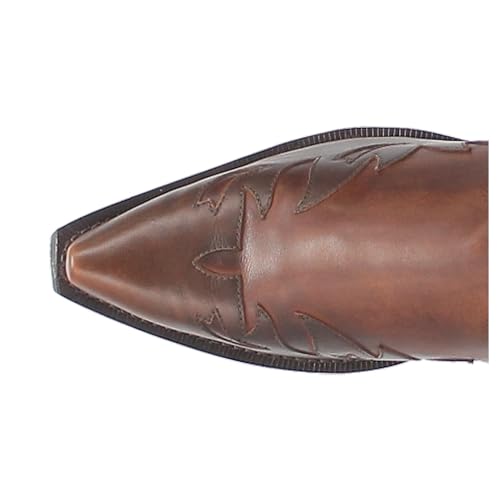 Laredo Men's Gentry Tooled Inlay Embroidered Snip Toe Western Boot4