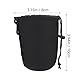Gadpiparty 2 Stücke Neopren Kordelzug Neopren Objektiv Tasche Neopren Objektiv Fall Tasche Für DSLR Kamera Objektiv Schwarz Kordelzug Objektiv Fall