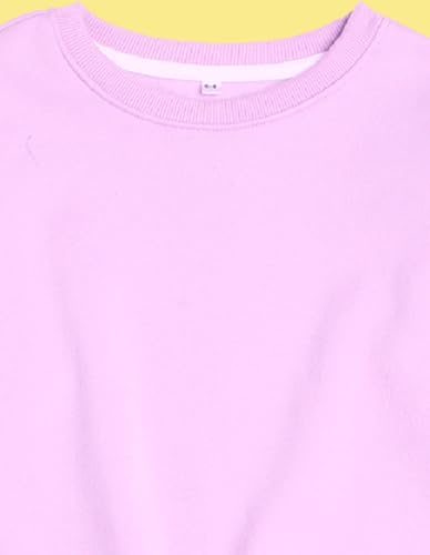Image of Nusyl Boy's Black Solid Crew /Round Neck Sweatshirt |Skin Friendly Full Sleeve Sweatshirt|Drop Shoulder Oversized Sweatshirt | Round Neck Sweatshirt Oversized Fit Long Sleeves |