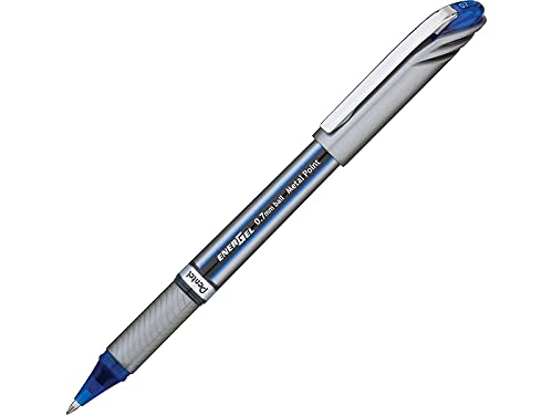 Bolígrafo Pentel Gel Punta Media Azul miniatura 2